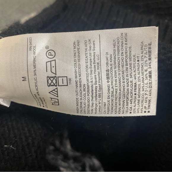 Banana Republic Womens Med Merino Wool Alpaca Faire Isle Sweater Nordic Pattern - Picture 7 of 7